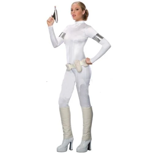 Attack Of The cloni Padme Amidala Costume Cosplay con cintura e borsa (non copriscarpe) 11