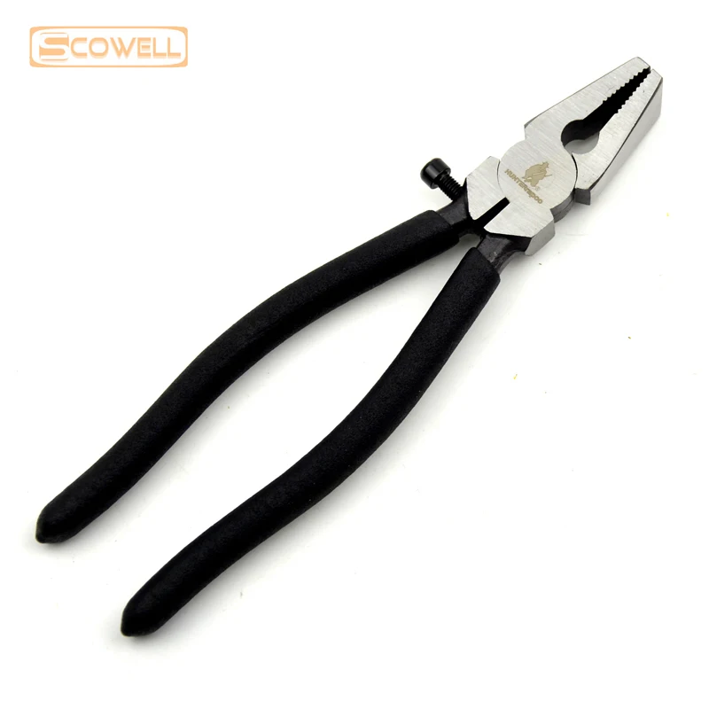 Glass pliers 6 inch Convex Jaw Glass Break tweezer 8 inch Mosaic Pliers And Tile Nipper DIY Hand Tools End Cutting Plier