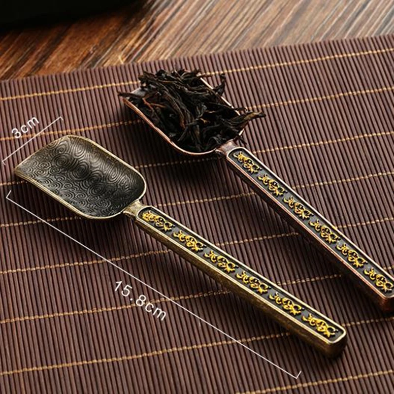 Mini Tea Leaves Shovel Teaspoon Silver Powder Coffee Scoops Tea Spoon Spatula Tea Accessories F20173539