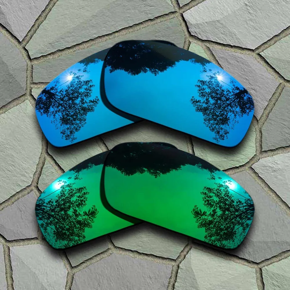 

Sky Blue&Jade Green Sunglasses Polarized Replacement Lenses for Oakley Monster Pup