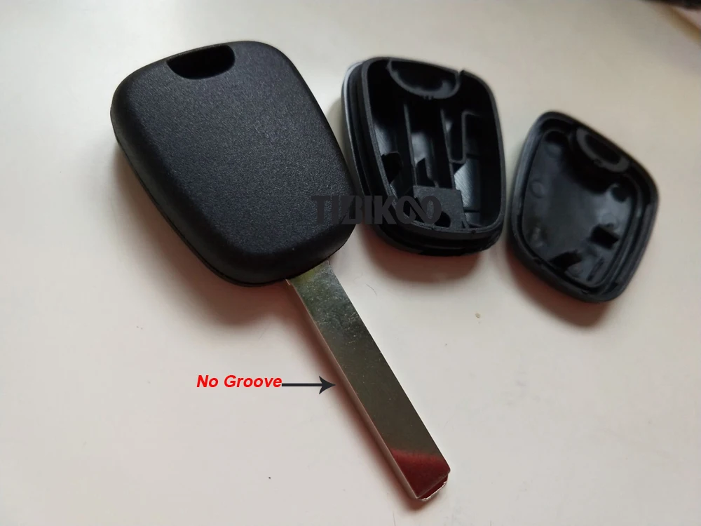 

Blank Transponder Key Shell for Citroen Replacement Key Case for Peugeot VA2 Blade Without Groove