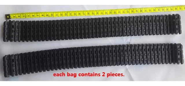 Plastic Track for Robot Tank Chassis Accessory Part Chain Pedrail Thread Wheel for Crawler Caterpillar Tracked Vehicle kit