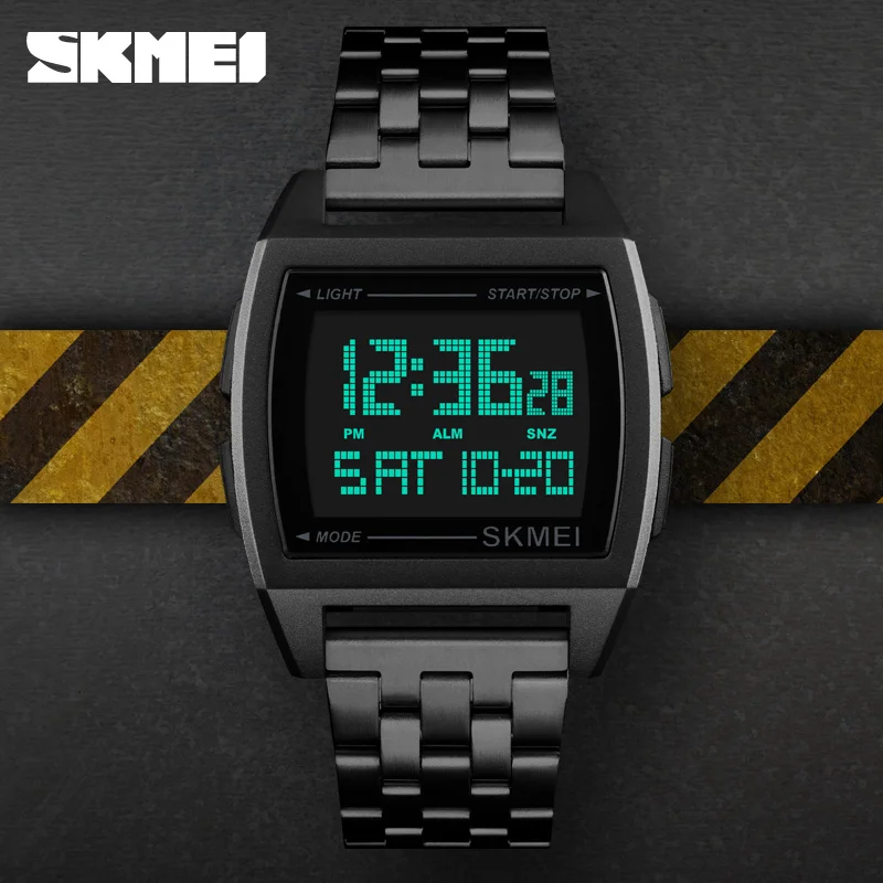 SKMEI Military Sports Watches LED Digital Electronic Watch Waterproof Mens Watches Top Brand Luxury Male Clock Relogio Masculino