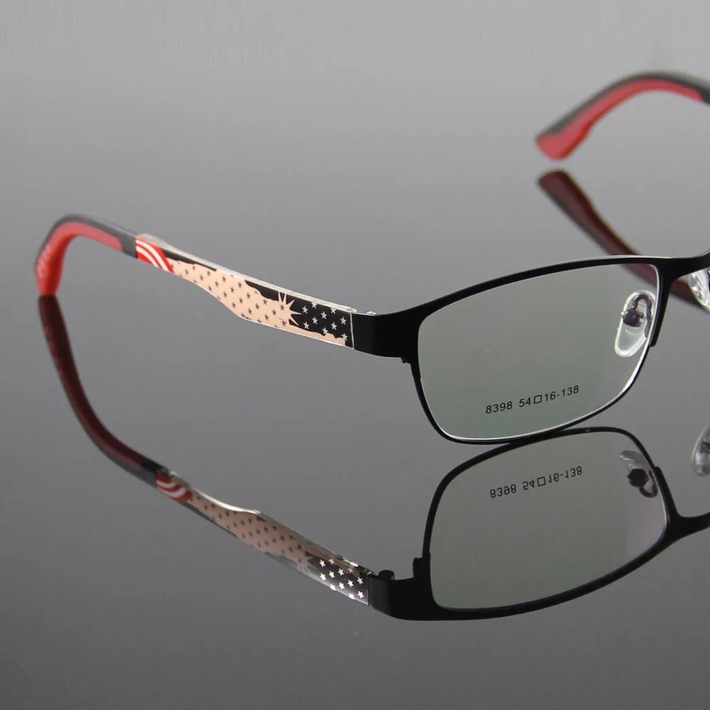 Männer Brille Rahmen Mode Frauen Brillen Rahmen Edelstahl Brille Optische Brillen Marke Brillen TR90 Tempel Design