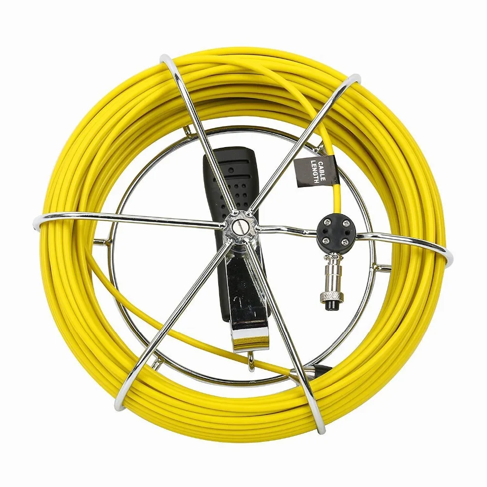 7" LCD Sewer Drain Pipe Inspection Camera System 20M Fiberglass Cable with DVR Function High-Quality And Inexpensive Video Syste