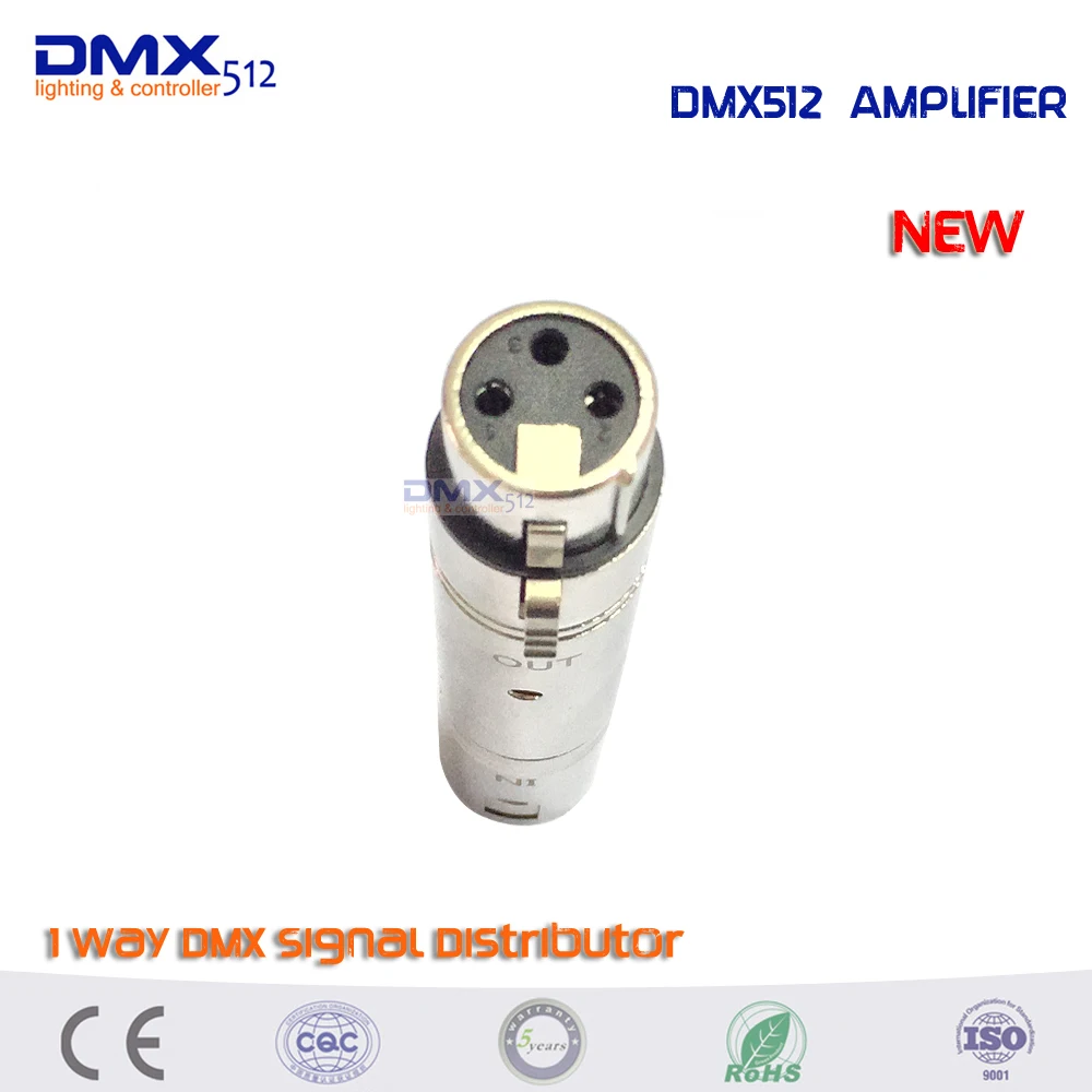 Free shipping Brand New High Quality DMX Amplifier Controller DC5V Input DMX Signal Output 1CH 1 Channel Signal