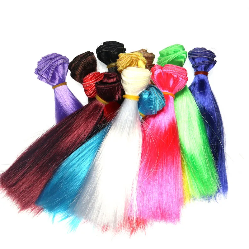 6Packs Streamer Salmon Pike Fly Sabiki Rig Making Material Bright Artificial Fiber for Fly Tying Fluo Green Rose Yellow