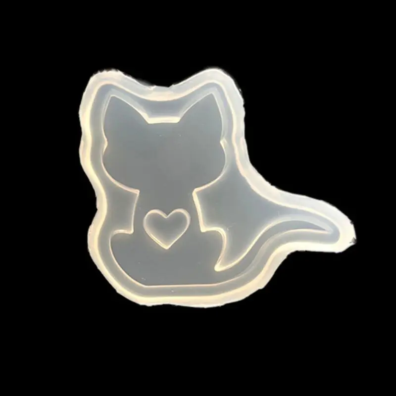 Cat Dog Monkey Silicone Mold Cake Fondant Resin Pendant Jewelry Making Tools