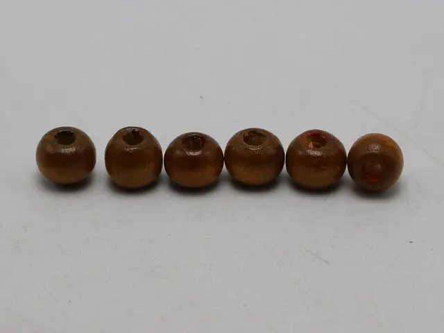 500 Pcs Coffee 8mm Round Wood Beads~Wooden Spacer Beads Jewelry Making