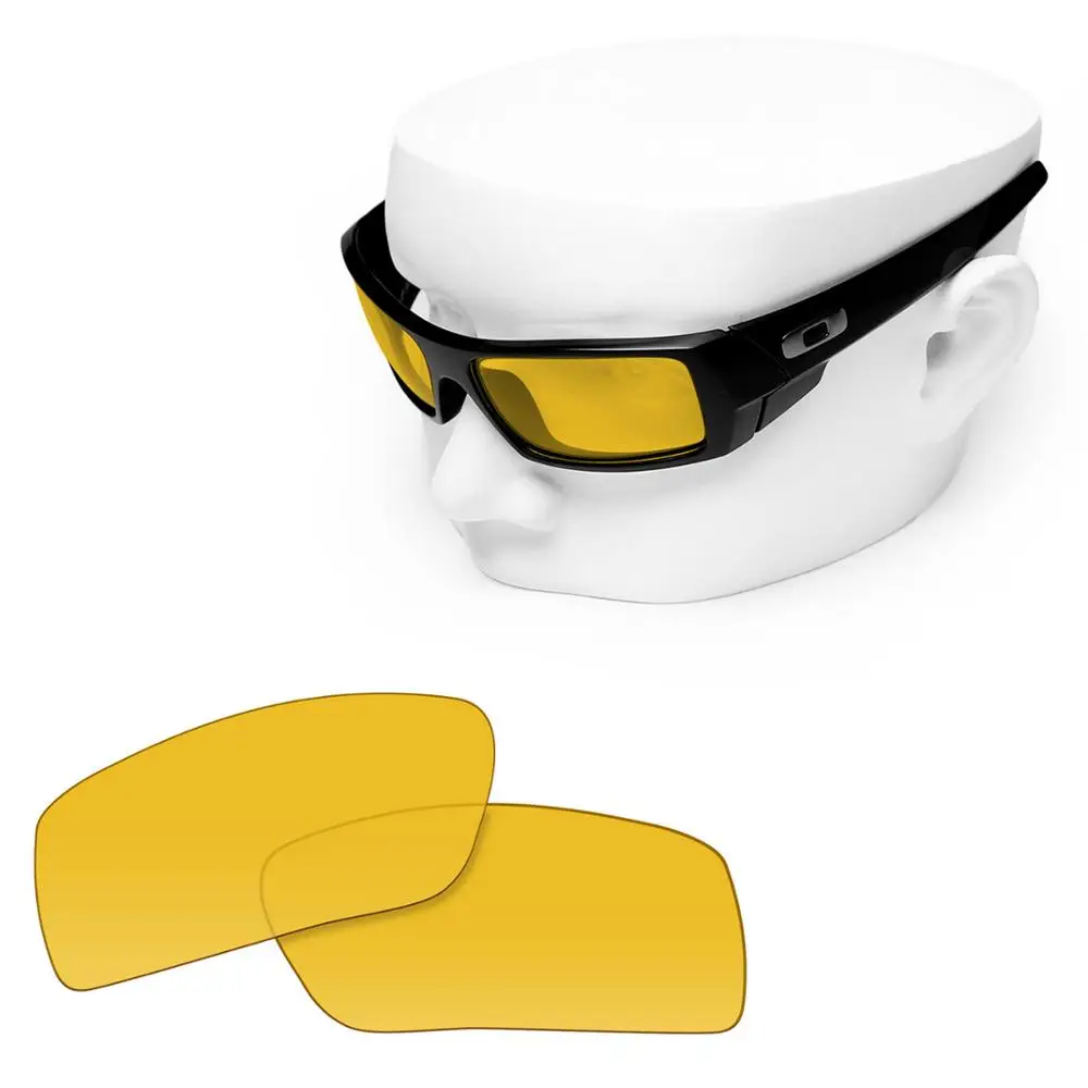 

OOWLIT Polarized Replacement Lenses of HD Yellow for-Oakley Gascan Sunglasses