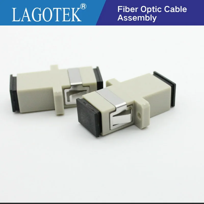 

50PCS SC UPC Simplex Multi-mode Fiber optic Adapter SC Optical fiber coupler SC UPC Fiber flange SC connector Free shipping