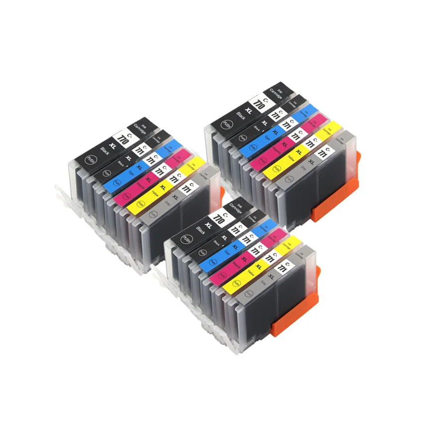 6 color PGI770 CLI771 PGI-770BK CLI-771 compatible ink cartridge full ink for canon PIXMA MG7770 printer