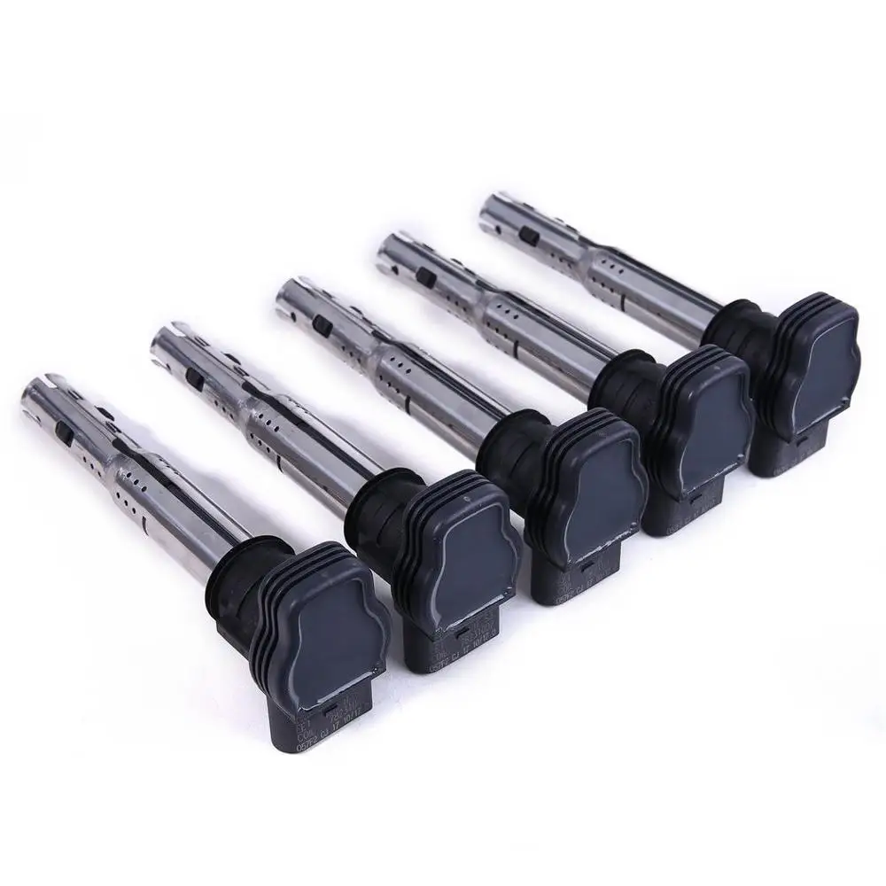 

New 5Pcs 07K 905 115 F Ignition Spark Coil Fit For GOLF RABBIT J-etta G-ti BEETLE 07K 905 715 D 07K 905 715 A 07K905715