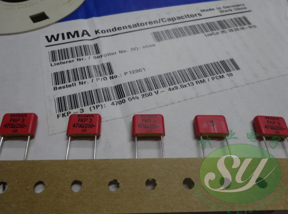 2020 hot sale 10pcs/20pcs WIMA FKP3 0.0047uF/250V 4.7nf 4700pf 4n7 472 new film capacitor 10m Audio capacitor free shipping