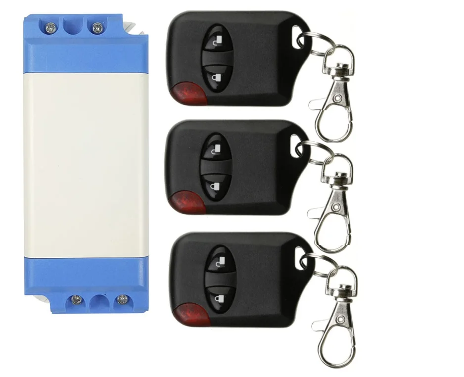 AC 85V 110V 220V 240V 1CH RF Wireless  Switch Relay Receiver Remote Controllers & Light switch With  3* cat's eye Transmitter