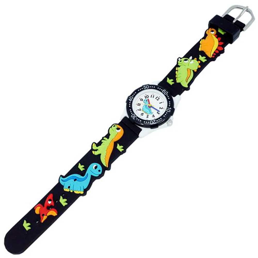 High Quality Brand Cute Basketball Dinosaur Cartoon children watch girls Rubber kids watches boys Silicone Quartz Wristwatches