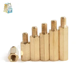 M2 M2.5 M3 M4 Hex Brass Male Female Motherboard Standoff Copper Mount Board Rack Stud Threaded Pillar PCB Column Spacer Screw