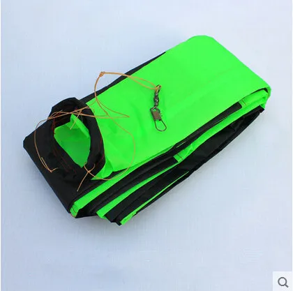 Free Shipping Outdoor Fun Sports Kite Accessories /30m Black with Green  3D Tail For Delta kite/Stunt /software kites Kids