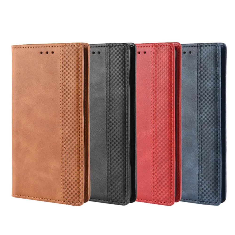 For BlackBerry Key 2 Case Luxury PU Leather Wallet Magnetic Adsorption Case For BlackBerry Key2 BBF100-1 BBF100-2 Phone Bags