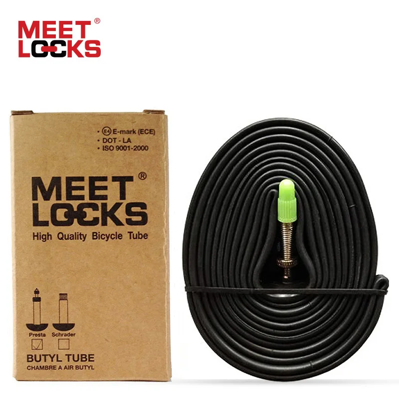 MEETLOCKS 26x1.75-2.125 MTB BIKE Inner Tube Schrader Valve 32mm Presta 40mm48mm Stem For Deep Section Rims