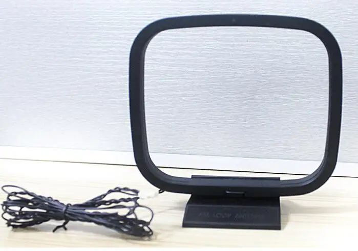 FM AM Loop Antenna for Receiver with 3-Pin Mini Plug Connector for Sony Sharp Chaine Stereo AV Receiver Systems