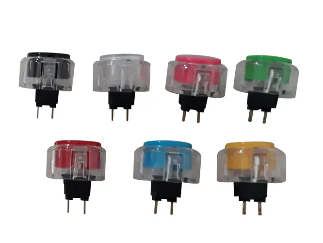 6 шт./партия, 30 мм, качественная кассета, четкий контур, без нажатия кнопки звука для разъема 2,8 мм, кнопка аркадной игры