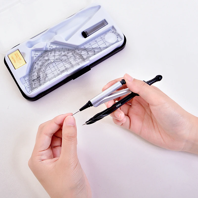 Math Set drafting set Compass Circle Drawing Template Protractor Math Art Maths Squares Mathematic Geometry Compass