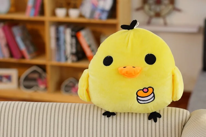 piccolo e carino nuovo peluche Pollo giocattolo farcito bambola di pollo giallo regalo circa 30 cm 0377