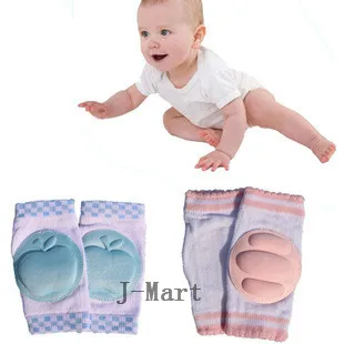 2Pcs/1Pair Baby Kneepad Cozy Cotton Breathable Sponge Children Knee Pads Doll Learn To Walk Best Protection Send Random Color