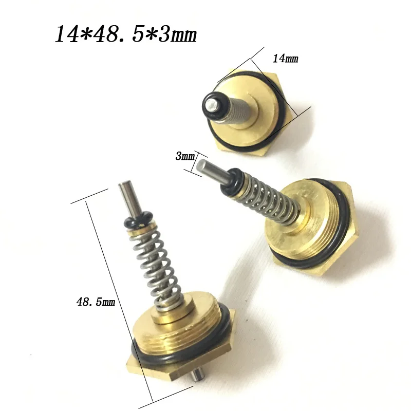 10 قطعة OD 14 مللي متر طول 48.5 مللي متر كشتبان الغاز جهاز استشعار مياه الغلاية صمام ل LPG سخان مياه الربط صمام 14*48.5*3 مللي متر