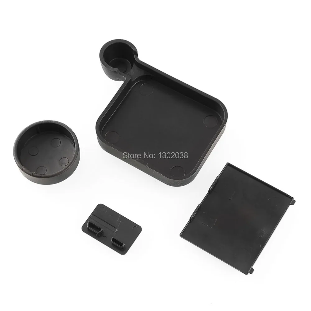 4 in 1 Accesories Camera Lens Cover + Housing Lens Cover + Replacement Battery Door + Side Door For Gopro Hero 3+/4