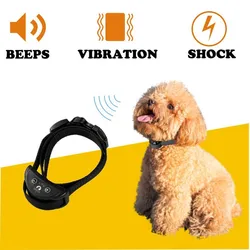 Pet Dog Anti Bark Collar For Puppy Cat Small Animal Adjustable Sensitivity Automatic Vibration Shock Bark-Stop Barking