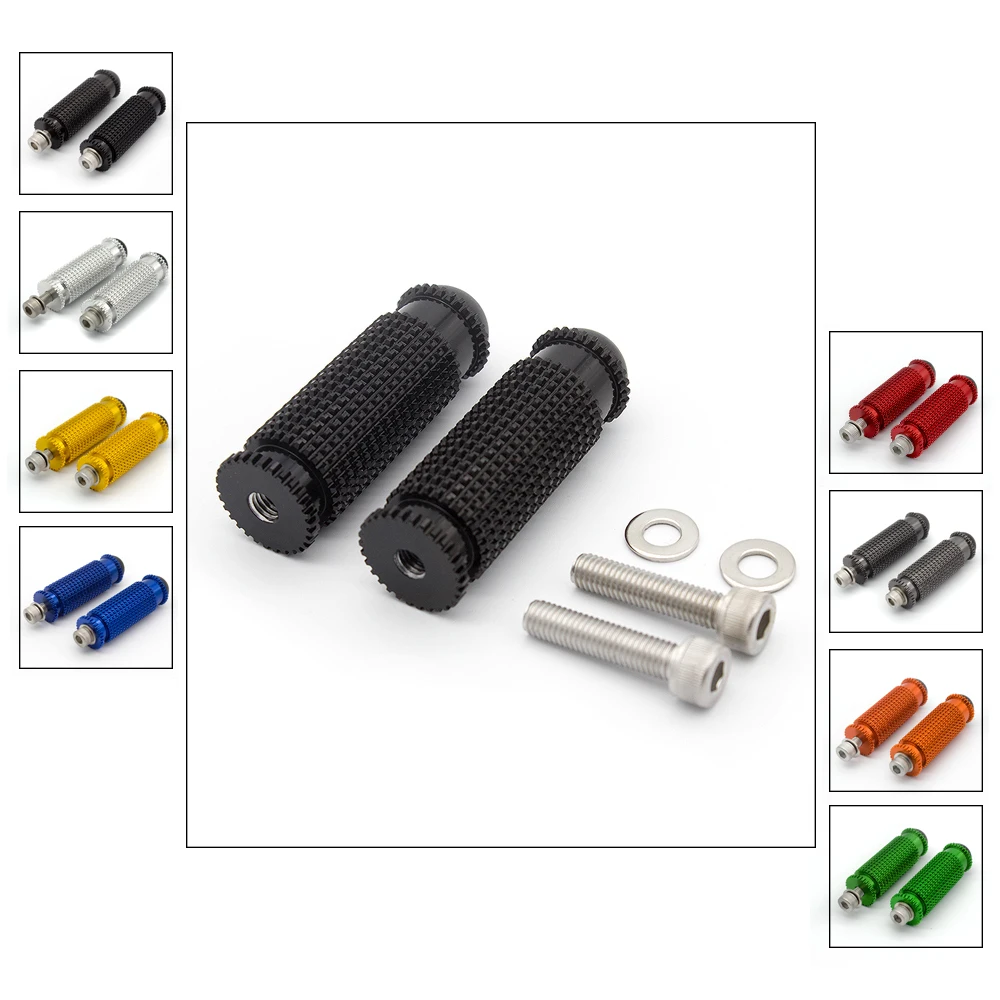 Universal CNC Motorcycle Rearset Footrests Knurling Footpeg Foot Pegs Pedal For YAMAHA FZ-09 MT09 2013-2020