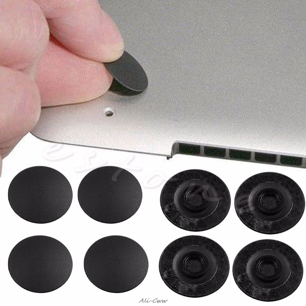 

4Pcs/set Rubber Foot Unibody Bottom Case Feet Pad For Apple MacBook Pro 13" 15" 17" laptop foot pad