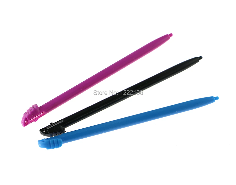 Penna stilo Touch Screen in plastica 12 colori all'ingrosso di alta qualità 20 pezzi per 3DS XL