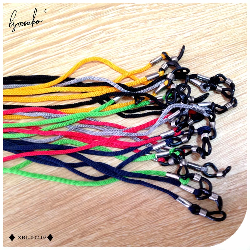 Lymouko 12pcs/Lot Multicolor Nylon Glasses String Cord Holder Sunglasses for Tavel Eyeglasses Lanyard Neck Rope Strap