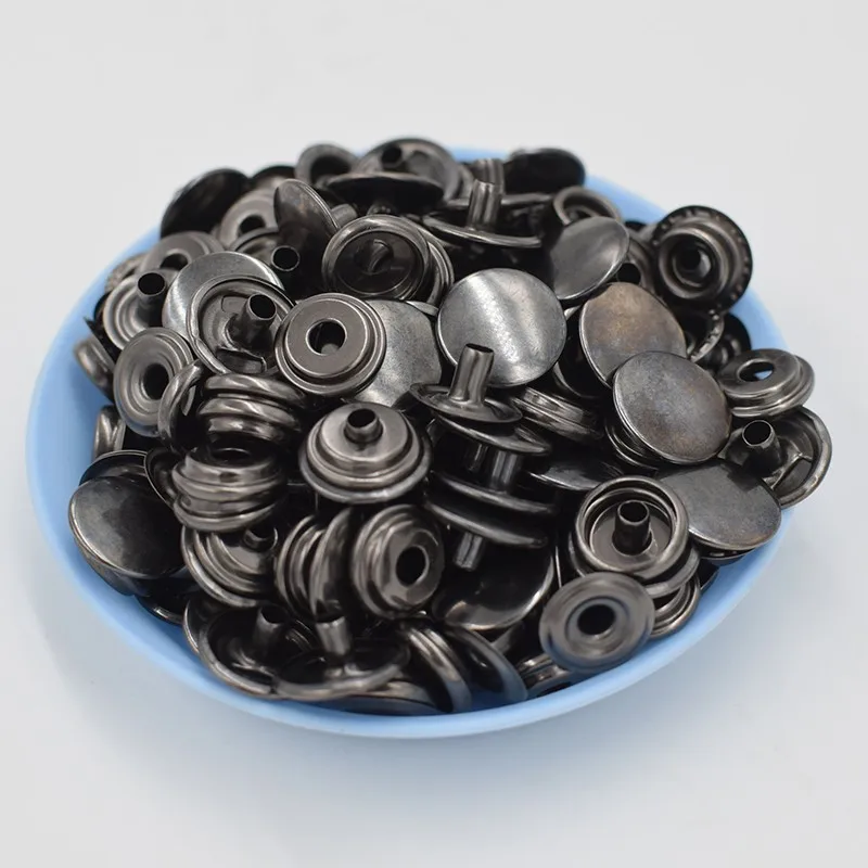 50 Sets Snap Fasteners, Sew-On Snaps Buttons 3/4" 19mm - Copper Press Studs For Clothing, Hats, Bags & DIY