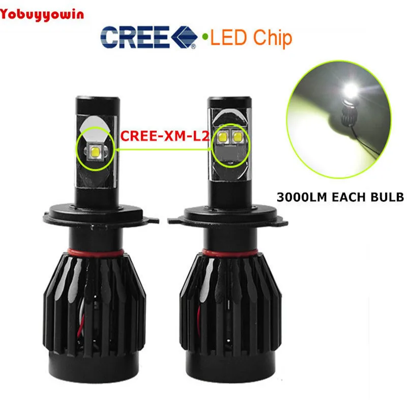 

2x New Ultra Bright CREE Chip 6000K LED SMD HEADLIGHT FOGLIGHT KIT BULB H7 30W 3000LM CANBUS DRL Driving Low Beam Head Light