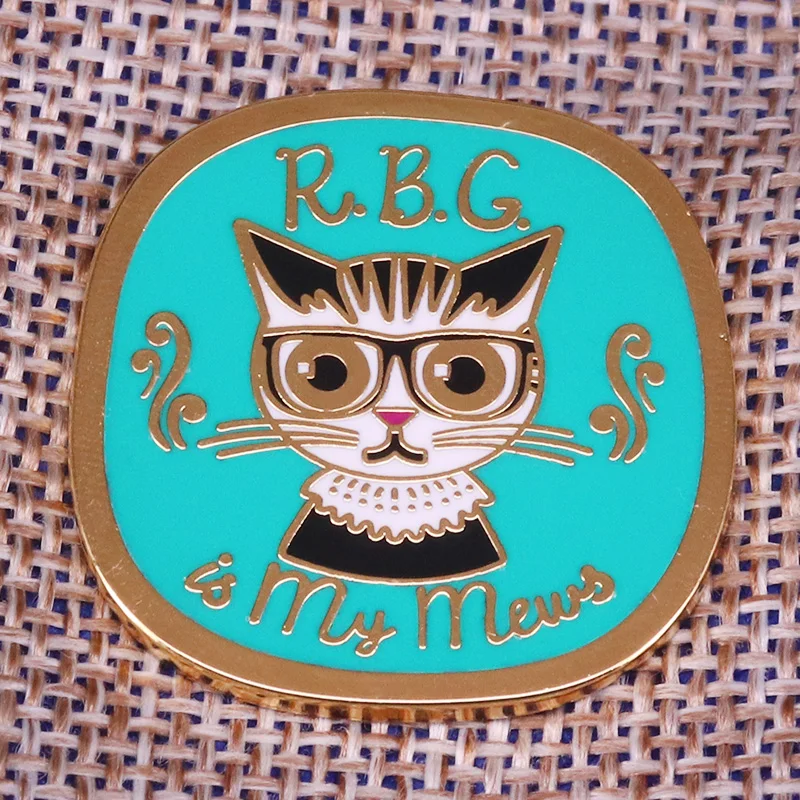 Notorious RBG Hard Enamel Pin Badge