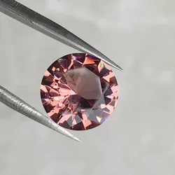 CSJ Created Diaspore Zultanite Round Cut Loose Gemstone Sultanite For Diy Fine Jewelry 925 Silver Mounting  Color Change Stone