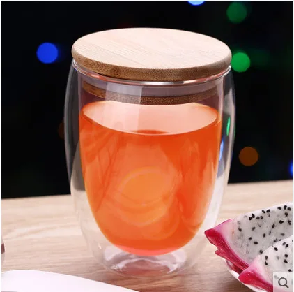 450ml Double-layer Glass cup,Heat-insulating teapot,Heat-Resistant Glass coffee Juice Wine Dinkware,Home office Bar Party