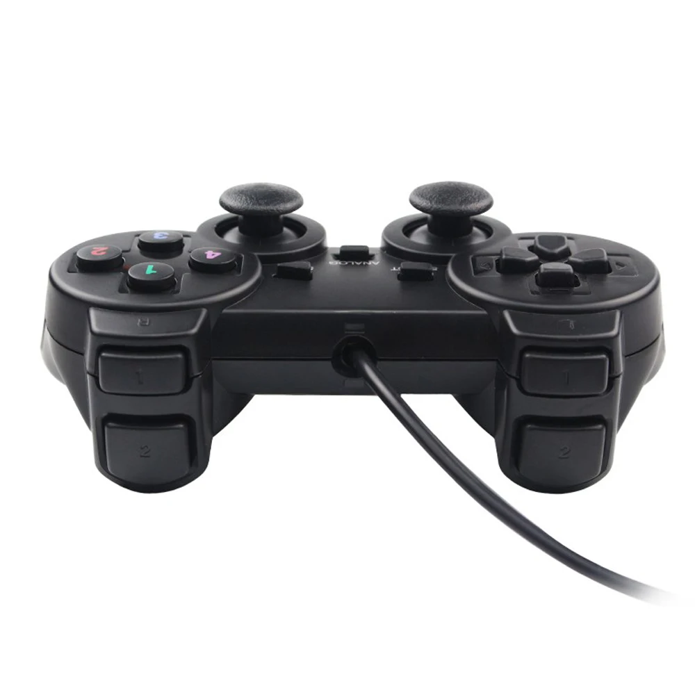 50pcs/lot Wired USB 2.0 Game Controller Gamepad for Sony PS3 PC Android Joystick