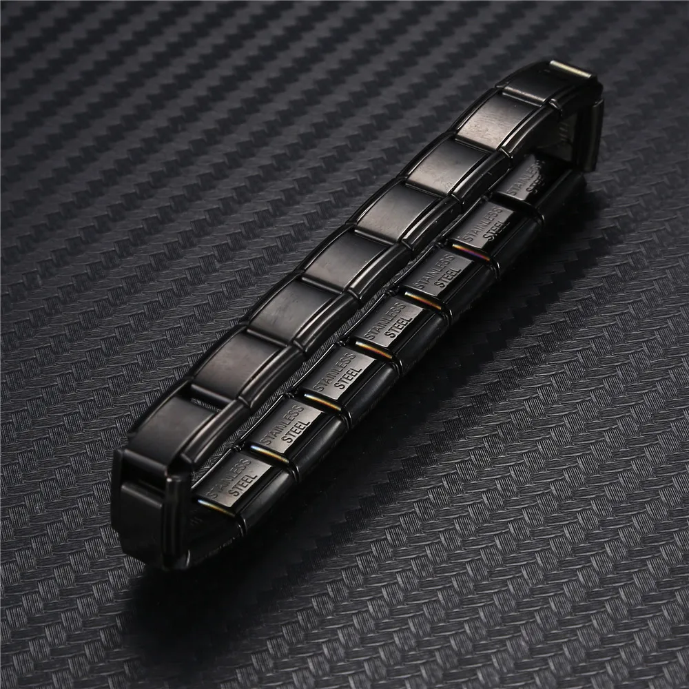 Elastic Link Chain Stainless Steel Bracelet for Men Women Steel Bracelet Simple Jewelry