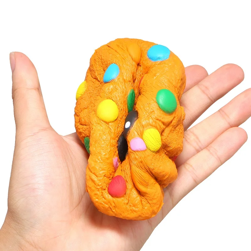 Jumbo Squishy Food Chocolate Cookie Squishies Cream Scented Slow Rising Stress Relief Toy Kids Birthday Party Xmas Gift 11*5.5CM