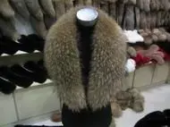 HSPL 2017  Fashion Real Raccoon Dog Fur Collar For Winter