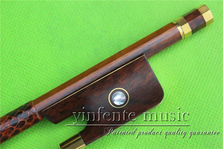 NG-87 # one cello bow Snakewood Round Stick French Style Parisian Eyes 4/4 New