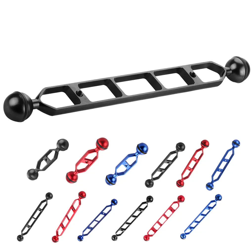 Diving Light Dual Ball Arm Joint Aluminum Alloy Underwater Photography Camera Accessories Dual ball light arm
