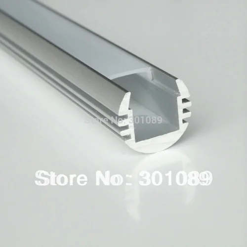 20m (10pcs) a lot, 2m per piece, led aluminum housing  with clear cover or milky diffuse cover