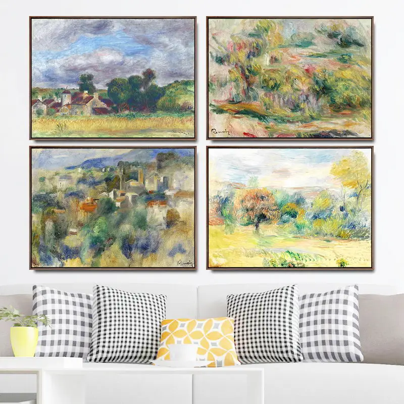 Home Decoration Art Wall Pictures Fro Living Room Poster Print Canvas Paintings French Pierre-Auguste Renoir 2 Oli painting