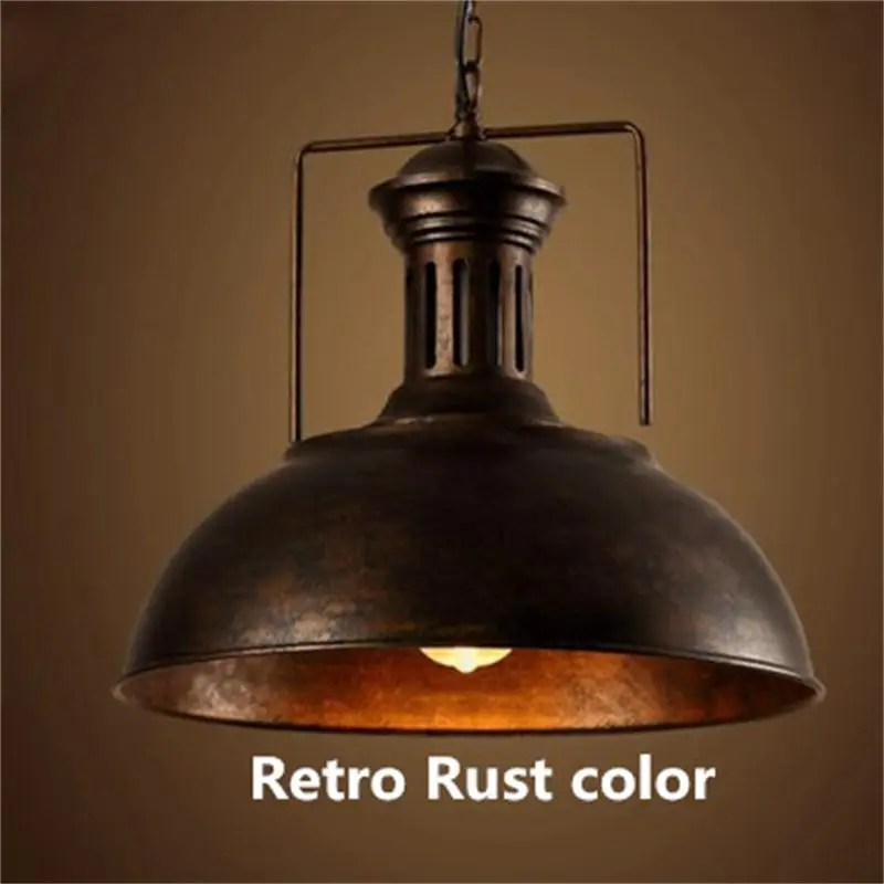 Nordic Retro Pendant Lights Adjustable Chain Industrial Loft Chandelier Villa Cafe Store Counter Pub Dining Table Hanging Lamps